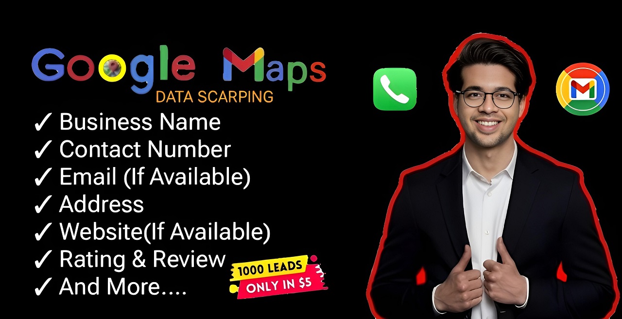 Google Maps Data Scraping